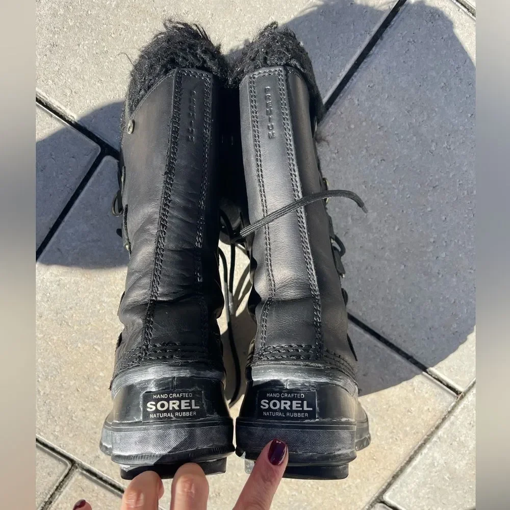 Sorel Joan of Arc Premium Black Boot | Women’s Size 7